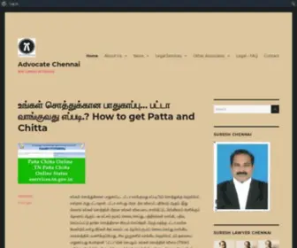 Advocatechennai.net(Best Lawyers in Chennai) Screenshot