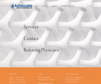 Advocateimaging.com(Advocate Medical Imaging) Screenshot