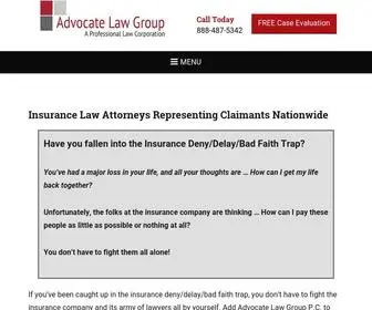 Advocatelawgroup.com(A Professional Law Corporation) Screenshot