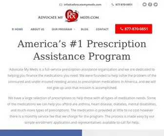 Advocatemymeds.com(Advocate My Meds) Screenshot