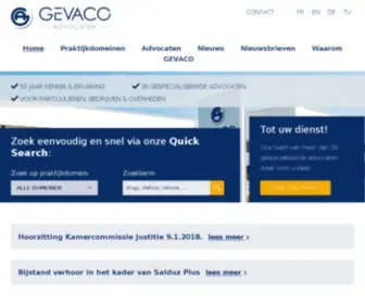 Advocatenbureau-Gevaco.be(Gevaco Advocaten) Screenshot