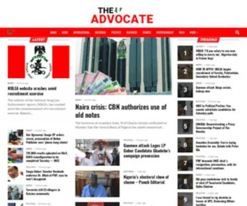 Advocatengr.com(The Advocate) Screenshot