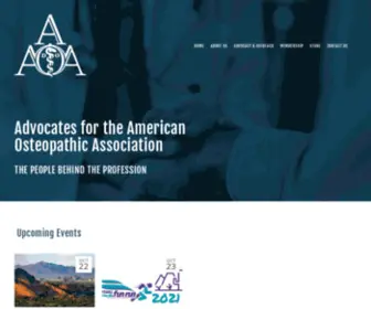 Advocates4Dos.org(Advocates for the American Osteopathic Association) Screenshot