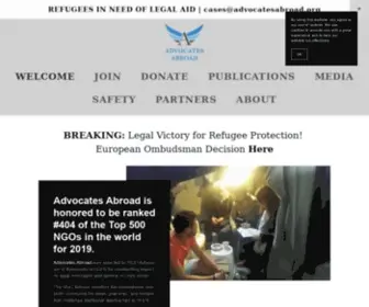 Advocatesabroad.org(Advocates Abroad) Screenshot