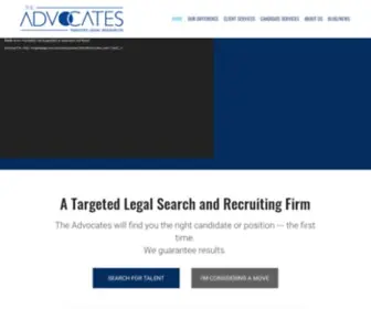 Advocatesdenver.com(Legal Search and Staffing) Screenshot