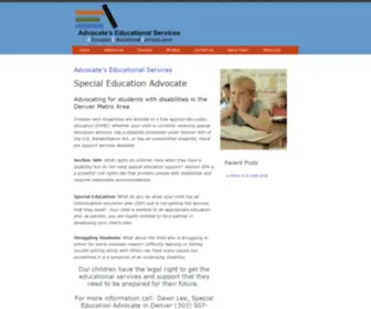 Advocateseducationalservices.com(Advocates Educational Services) Screenshot