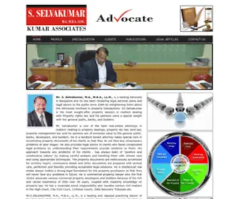 Advocateselvakumar.com(Specialization) Screenshot