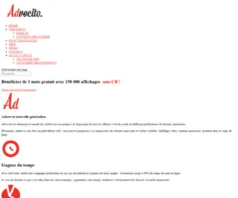 Advocito.com(Votre) Screenshot