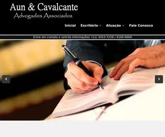 Advogadosac.com.br(Advogados Aun & Cavalcante) Screenshot