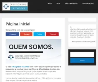 Advogadosativistas.com(advogadosativistas) Screenshot