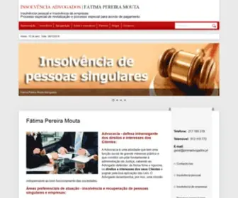 Advogadosinsolvencia.pt(Advogados Insolvência) Screenshot