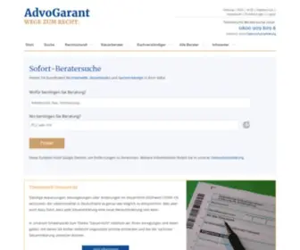 Advogarant.de(Wege zum Recht) Screenshot