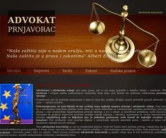 Advokat-PRnjavorac.com(ADVOKAT) Screenshot