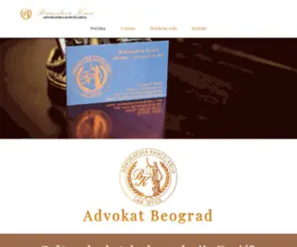 Advokatbeograd.net(Advokat Beograd) Screenshot