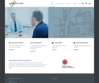 Advokatcentret.dk(Velkommen Advokatcentret i Sønderborg) Screenshot