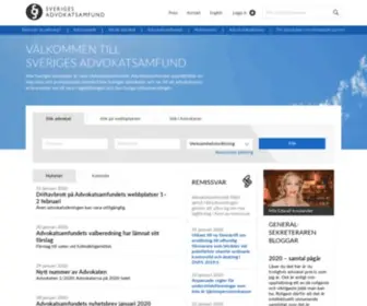 Advokatsamfundet.se(Advokatsamfundet) Screenshot
