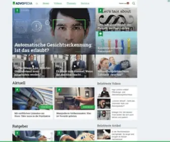 Advopedia.de(Rechtstipps & Anwaltsuche mit Ingo Lenßen) Screenshot