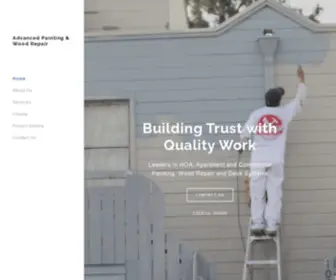 AdvPainting.net(Advanced Painting & Wood Repair) Screenshot