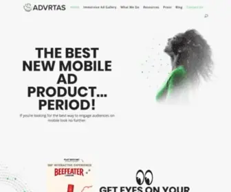 Advrtas.com(AI Powered Immersive Ads Drive Results on Mobile) Screenshot