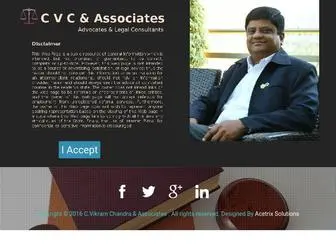 Advvikram.com(CVC & Associates) Screenshot