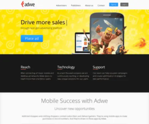 Adwe.com(Adwe) Screenshot