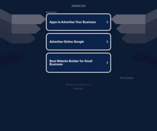 Adweb.biz(Adweb) Screenshot
