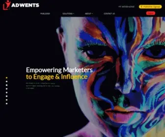 Adwents.com(The Global Leader in Digital Marketing Solutions) Screenshot