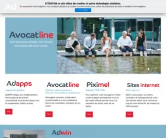 Adwin.fr(Société Adwin) Screenshot