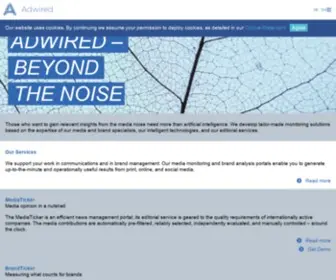 Adwired.ch(BEYOND THE NOISE) Screenshot