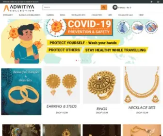 Adwitiyacollection.com(India's No) Screenshot