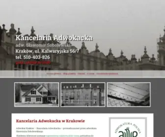 Adwokat-Sobolewski.pl(Adwokat Kraków) Screenshot