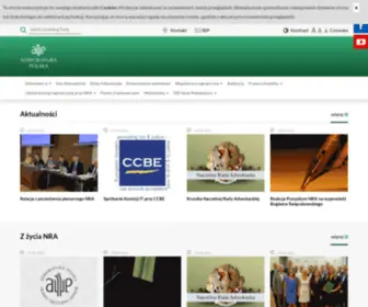 Adwokatura.pl(Serwis Informacyjny Adwokatury Polskiej) Screenshot
