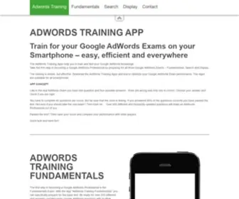 Adwords-Training-APP.com(Adwords Training App) Screenshot