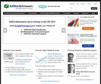 Adwordsanswers.com(Adwordsanswers) Screenshot