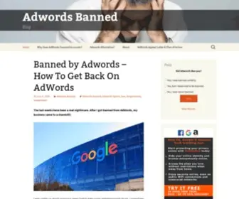 Adwordsbanned.com(Adwords Banned) Screenshot