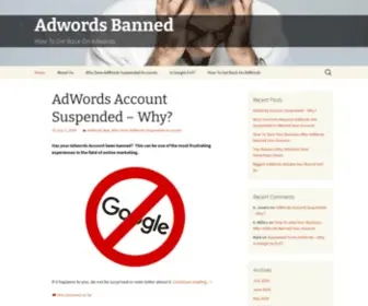 Adwordsbanned.net(AdWords Banned) Screenshot