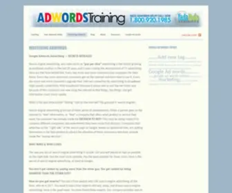 Adwordstraining.org(Ad words Marketing Secrets) Screenshot