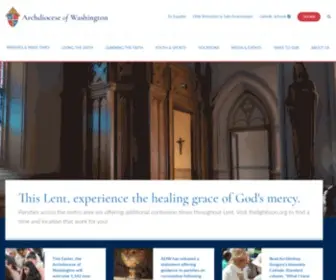 ADW.org(The Archdiocese of Washington) Screenshot