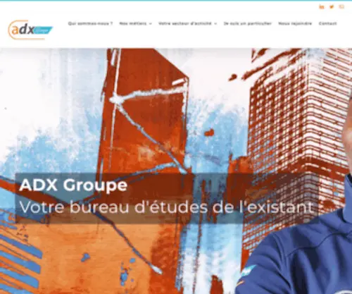 ADX-Groupe.com(ADX Groupe) Screenshot