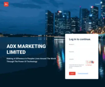 ADXLTD.com(ADX MARKETING LIMITED) Screenshot