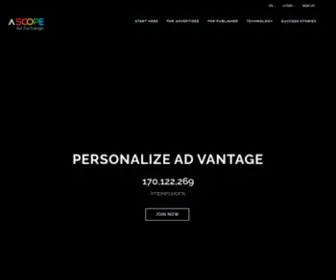 Adxscope.com(Personalize Ad Vantage) Screenshot