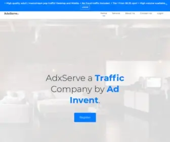 Adxserve.com(Advertising Network by Ad Invent) Screenshot