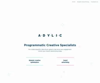 Adylic.com(Programmatic Creative Specialists) Screenshot