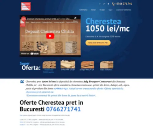 Adyprosperconstruct.ro(Depozit Cherestea Chitila) Screenshot