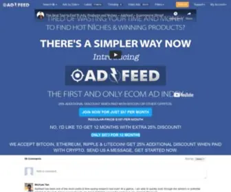 AdzFeed.com(AdzFeed) Screenshot