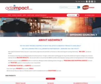 Adzimpact.com.au(Home) Screenshot