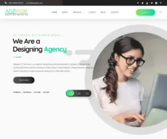 Adzpark.com(Graphic Design Agency) Screenshot