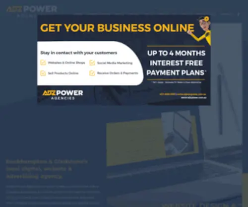 Adzpower.com.au(Adz Power Agencies Graphic & Website Design) Screenshot