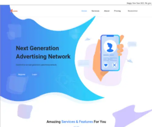 Adzworld.online(Advertising Network) Screenshot
