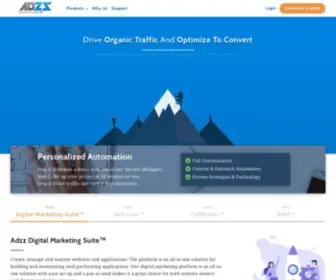 ADZZ.com(Digital Marketing & Optimization) Screenshot